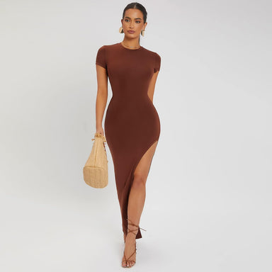 bodycon dresses with short sleeves Short sleeve bodycon dress – trystfashion